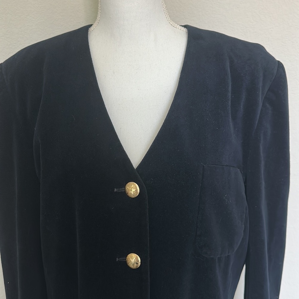 Laurel Velvet Blazer - Size 42/US 12 - Picture 3 of 8